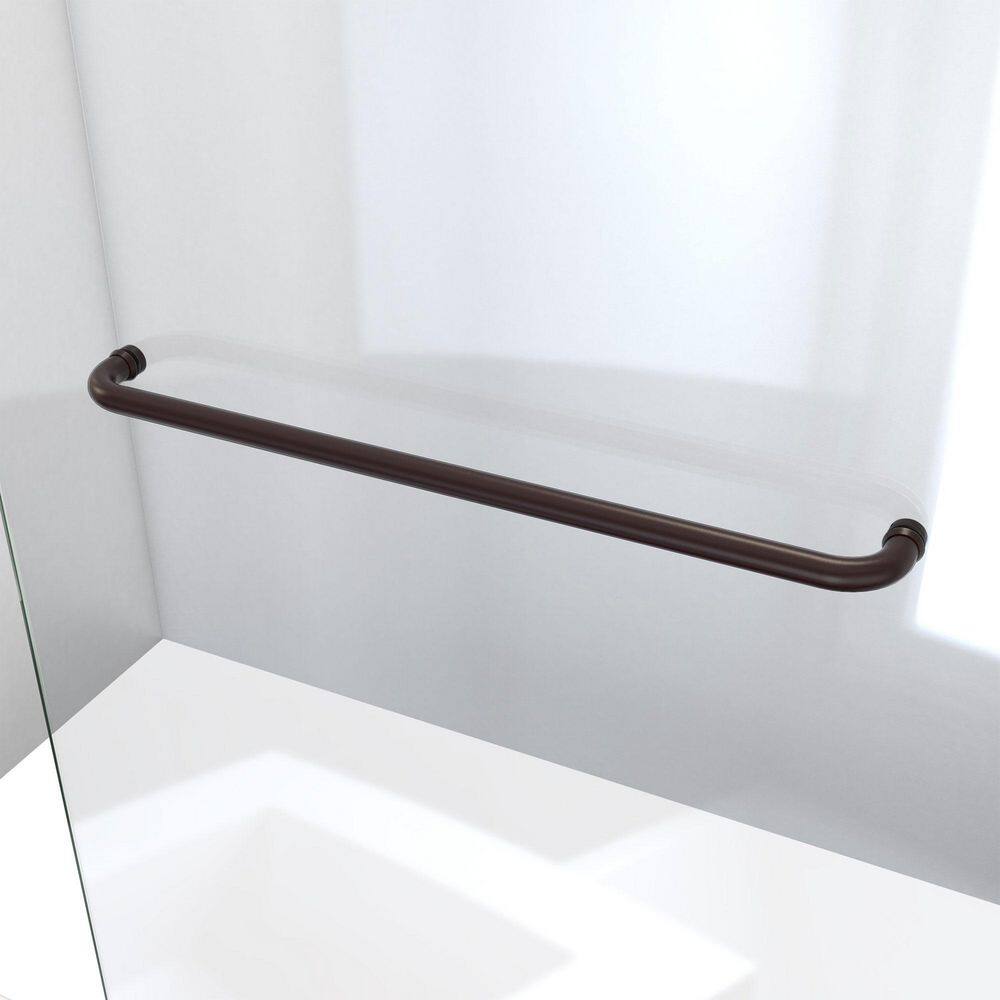 Linea 34" x 72" Frameless Shower Screen in Oil Rubbed Bronze
