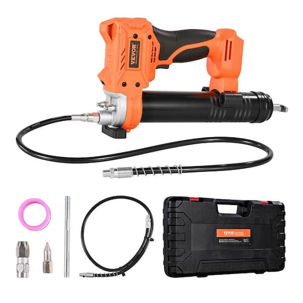 Cordless Grease Gun, 8000 PSI Max Pressure, Battery Operated Grease Gun with LED Light & 35.4-in. Long Hose(Tool Only)