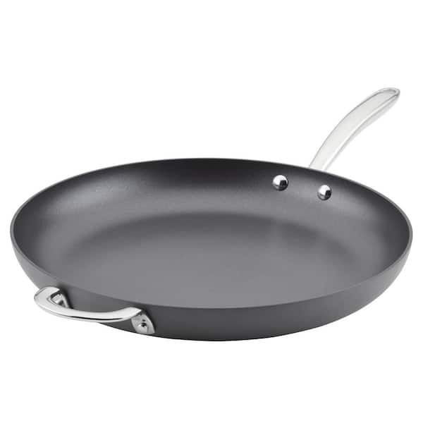 Rachael Ray Professional 14 Inch Hard Anodized Aluminum Nonstick Frying Pan in Gray