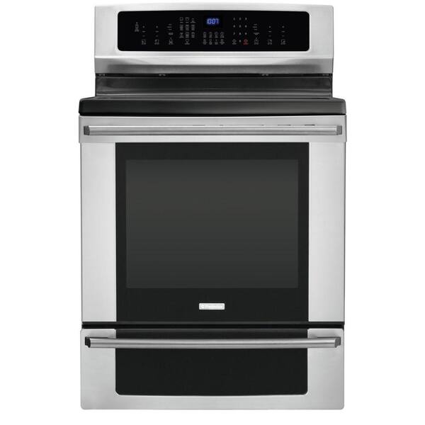 Electrolux IQ-Touch 6.0 cu. ft. Electric Induction Range with Self-Cleaning Convection Oven in Stainless Steel