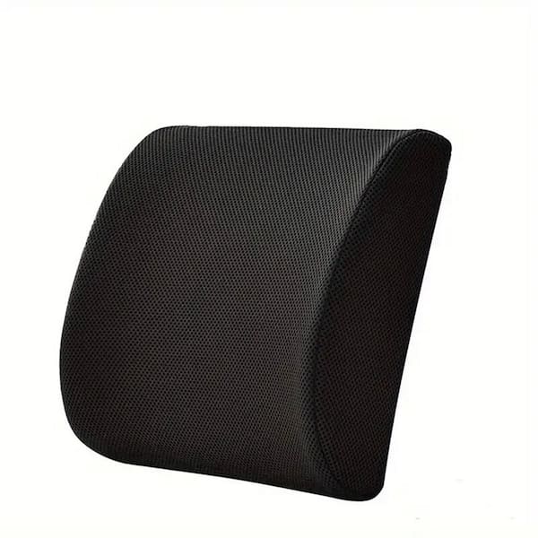 Memory Foam Seat Cushion Back Lumbar Support Pillow for Office Chair, Car &  Home