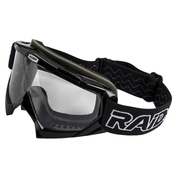 Raider Solid Black Surge Riding Goggle
