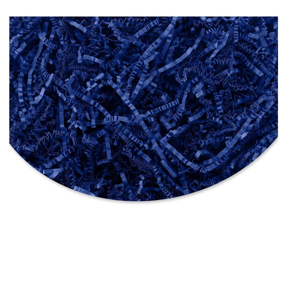 8 oz. Crinkle Paper Filler Dark Blue Shredded Crinkle Cut For Gift Baskets Birthdays Weddings Anniversaries price history on PriceWatchPro
