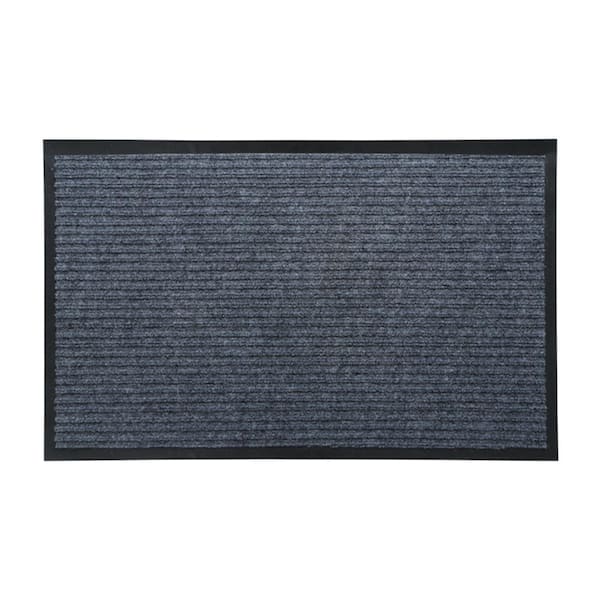 Wellco 31.5 in. x 47 in. Grey PVC Commercial Door Mat