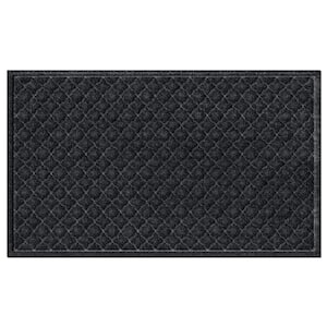 Waterhog Cordova 45 in. x 70 in. PET Polyester Indoor Outdoor Mat Charcoal