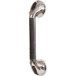 Suction Cup 16 in. Grab Bar with BactiX in Chrome