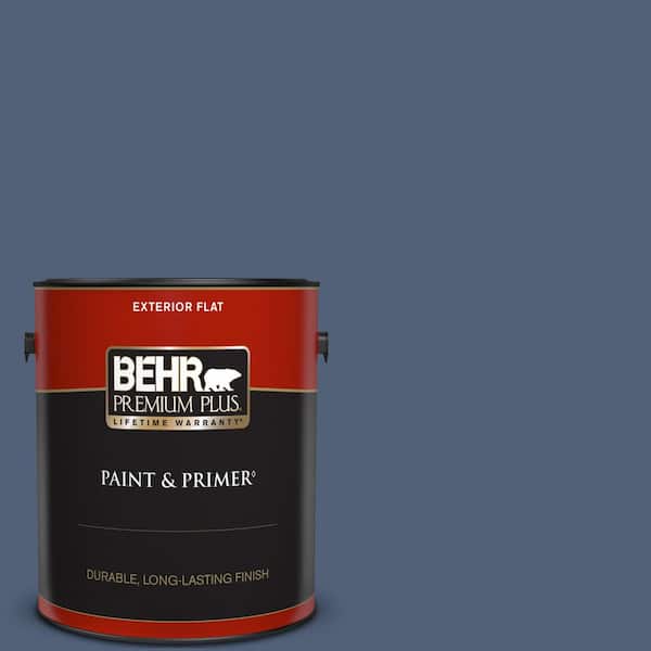 BEHR PREMIUM PLUS 1 gal. #S530-6 Extreme Flat Exterior Paint & Primer