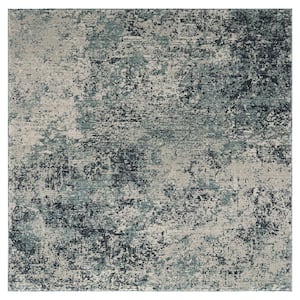 Theory Multi-Colored 2 ft. x 10 ft. Abstract Area Rug