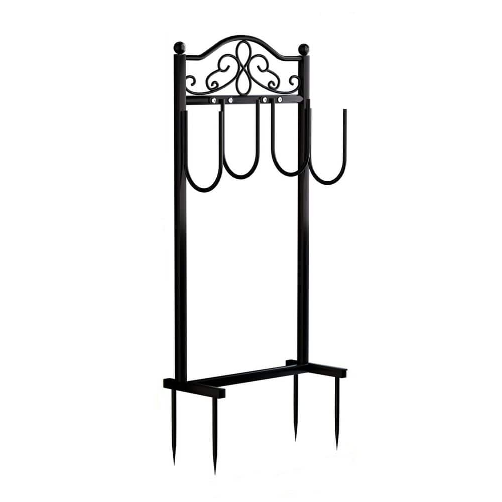 Freestanding Heavy Duty Metal Garden Hose Holder with 4 Stabilizing Spikes, Sturdy Hose Storage for 100ft price history on PriceWatchPro