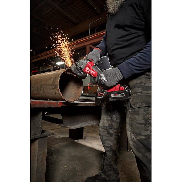Milwaukee - M18 FUEL 18V Lithium-Ion Brushless Cordless 4-1/2 in./5 in. Grinder w/Paddle Switch (Tool-Only)