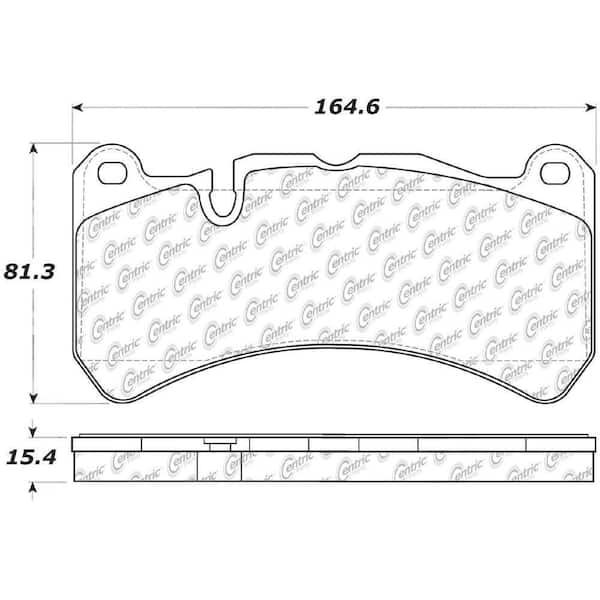 Centric Parts Disc Brake Pad Set