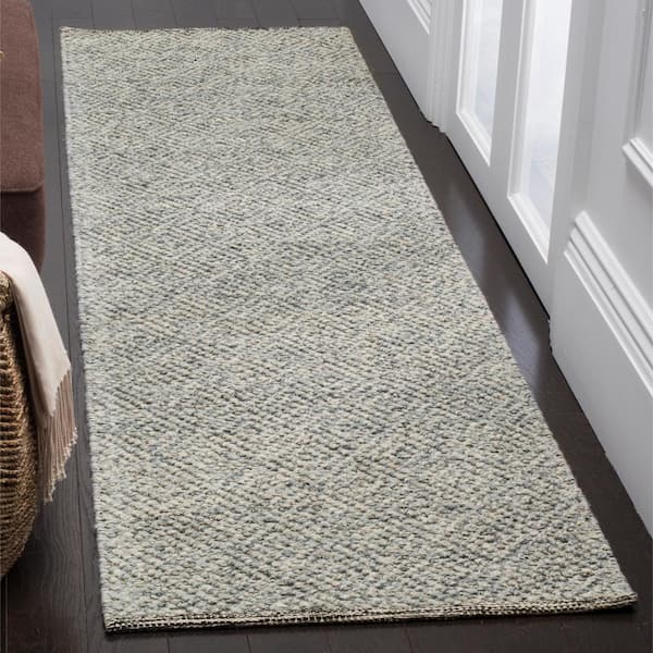 Natura 2 ft. x 14 ft. Camel/Gray Geometric Runner Rug