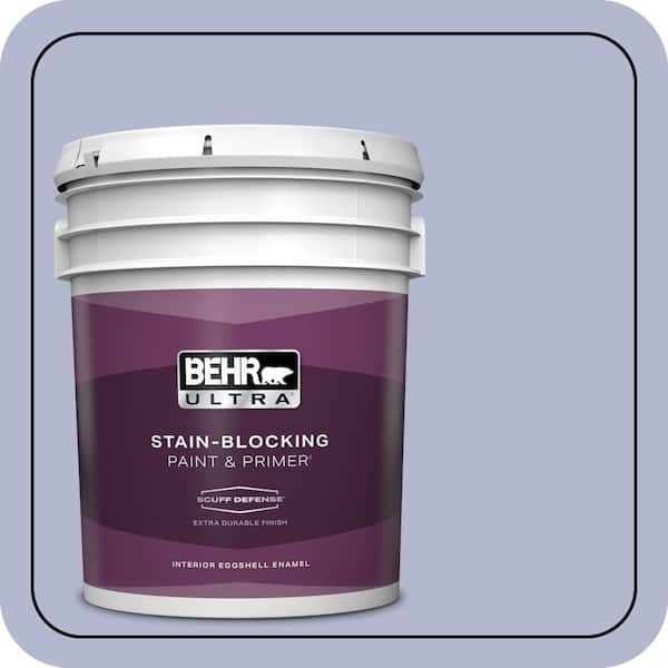 BEHR ULTRA 5 gal. #620C-3 Purple Surf Extra Durable Eggshell Enamel Interior Paint & Primer