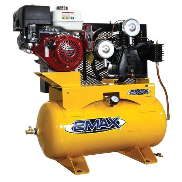 EMAX 30-Gal. 13 HP Gas 2-Stage Truck Mount Air Compressor with Honda Engine-DISCONTINUED