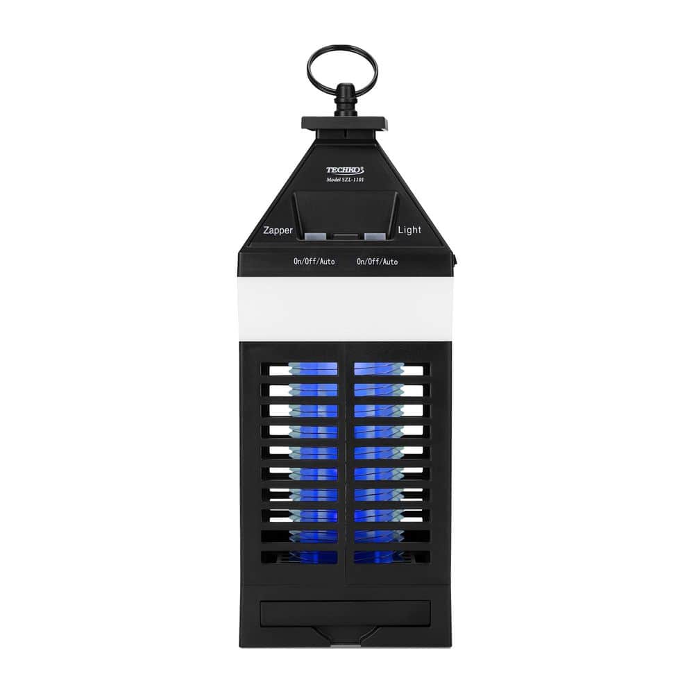 TECHKO Solar LED Bug Zapper Outdoor/Indoor Lantern with 360º Easy