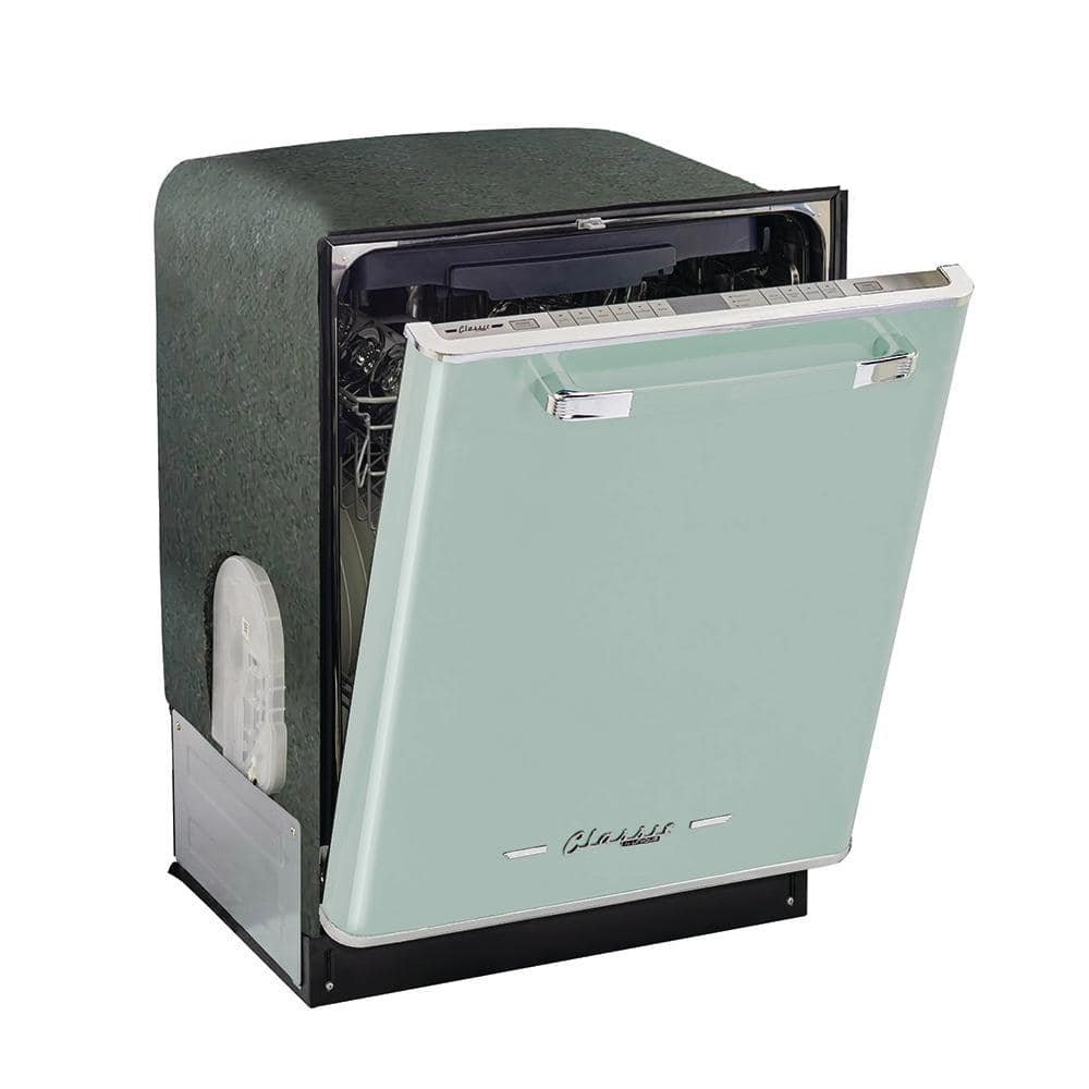 Summer Mint Green Retro 24" Energy Star Built-In Dishwasher
