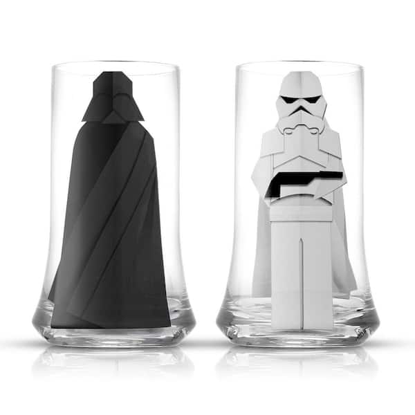 JoyJolt Star Wars Helmet Hues 19 oz. Stemless Drinking Glasses (Set of 4)
