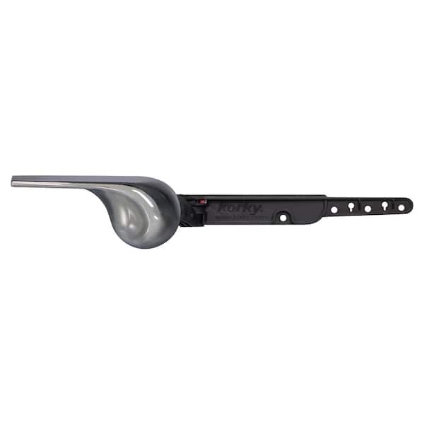 Korky StrongARM Universal Toilet Flush Handle Wave Style in Chrome