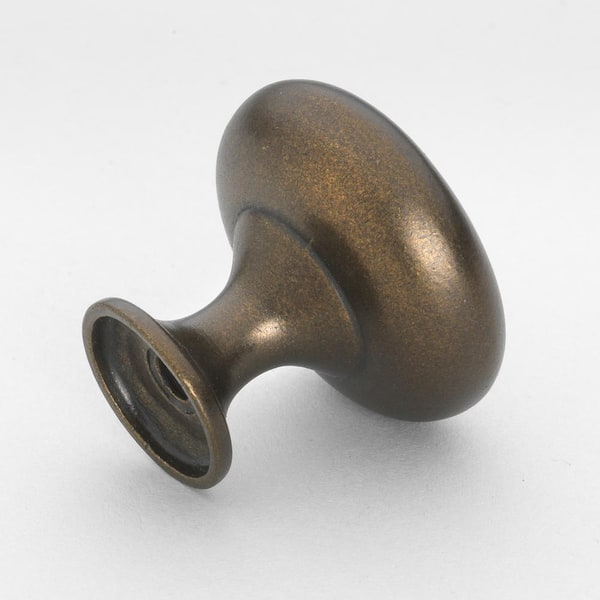 Cubik 1.25-in Brushed Brass Round Contemporary Cabinet Knob LV-7421