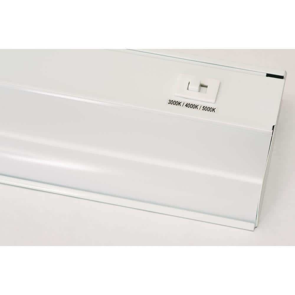 White 18" Steel LED Undercabinet Light Bar