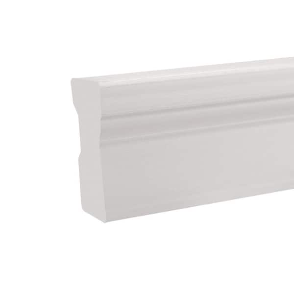 2448 1 1/4 in. x 2 in. x 96 in. Primed PVC Composite Brickmould Moulding (1-Piece − 8 Total Linear Feet)