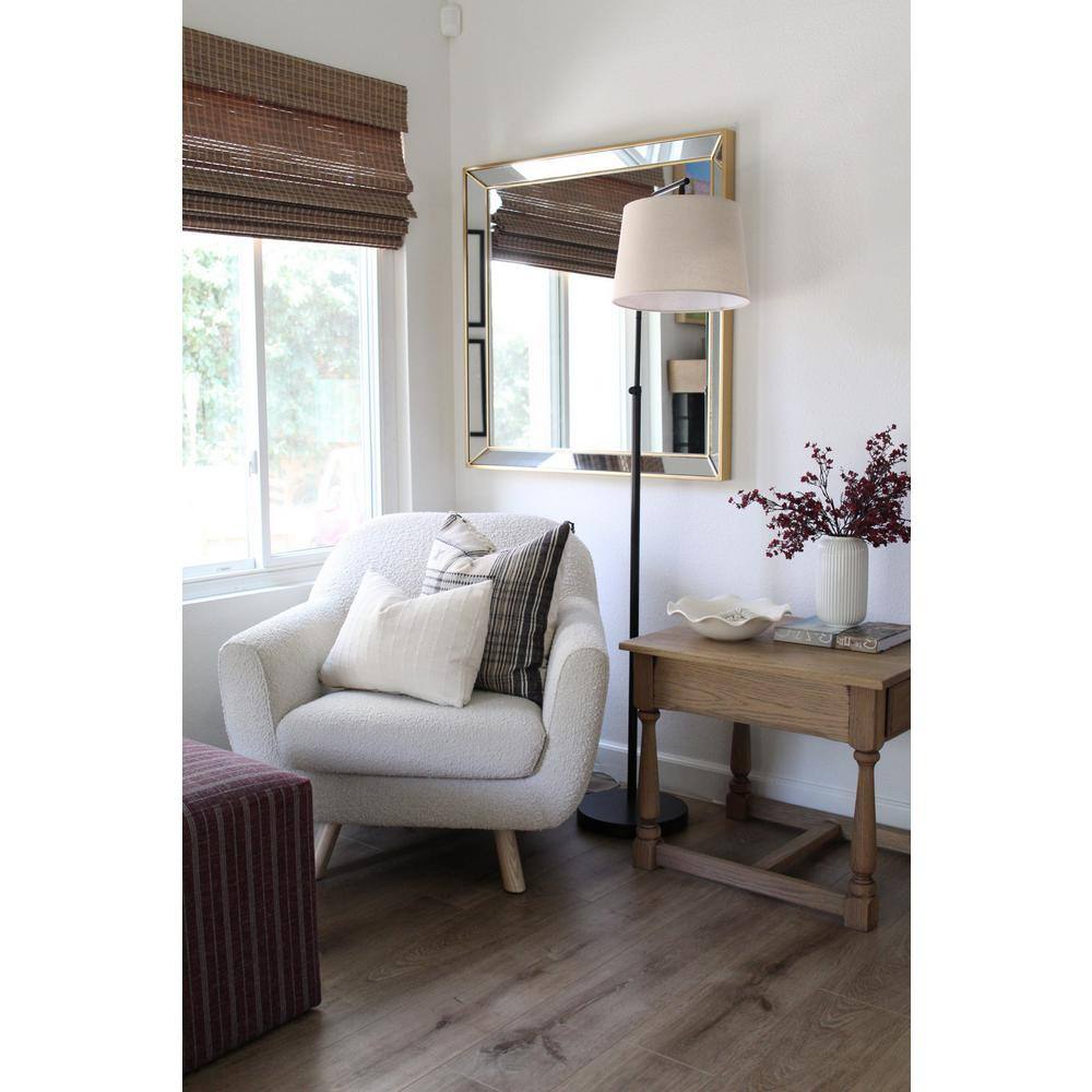 Presea 36-Inch Square Gold Framed Mirror