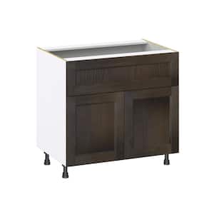 Lincoln Chestnut Solid Wood Assembled Base Kitchen Cabinet with 10 in. Drawer (36 in.W x 34.5 in. H x 24 in. D)
