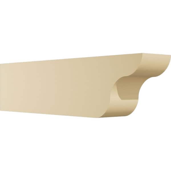 Ekena Millwork Standard Carmel 4 in. W x 6 in. H x 24 in. D Signature Urethane Rafter Tail Outlooker