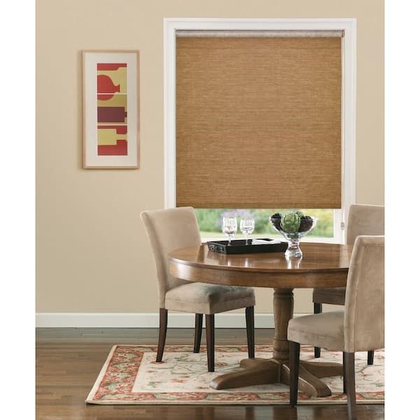 Bali Cut-to-Size Cut-to-Size Bermuda Corded Light Filtering Fade resistant Roller Shades 17.5 in. W x 72 in. L