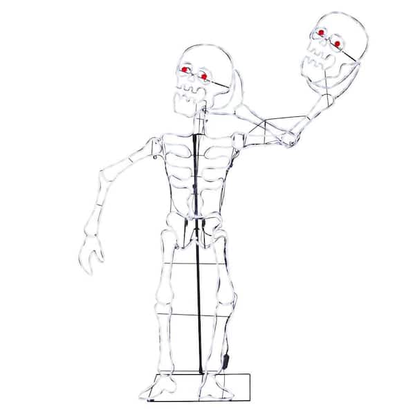 6 ft. Halloween Classics LED Skeleton Silhouette H41