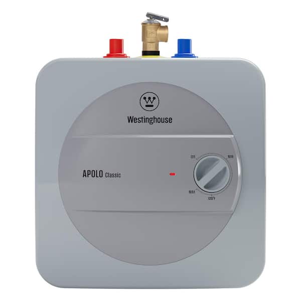 Westinghouse Apolo Classic 2.5 gal. Compact Point of use 1440-Watt Element Mini-Tank Electric Water Heater with 6-Year Warranty