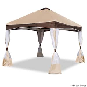 Garden Party 13 ft. x 13 ft. Canopy with Caramel Creme Cover