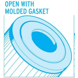 8.94 in. Dia Replacement Filter Cartridge with Molded Gasket