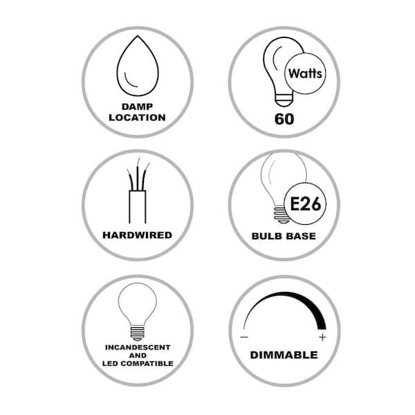 Browns 11 in. 2-Light Oil Rubbed Bronze Flush Mount Ceiling Light Fixture with White Marbleized Glass Shade