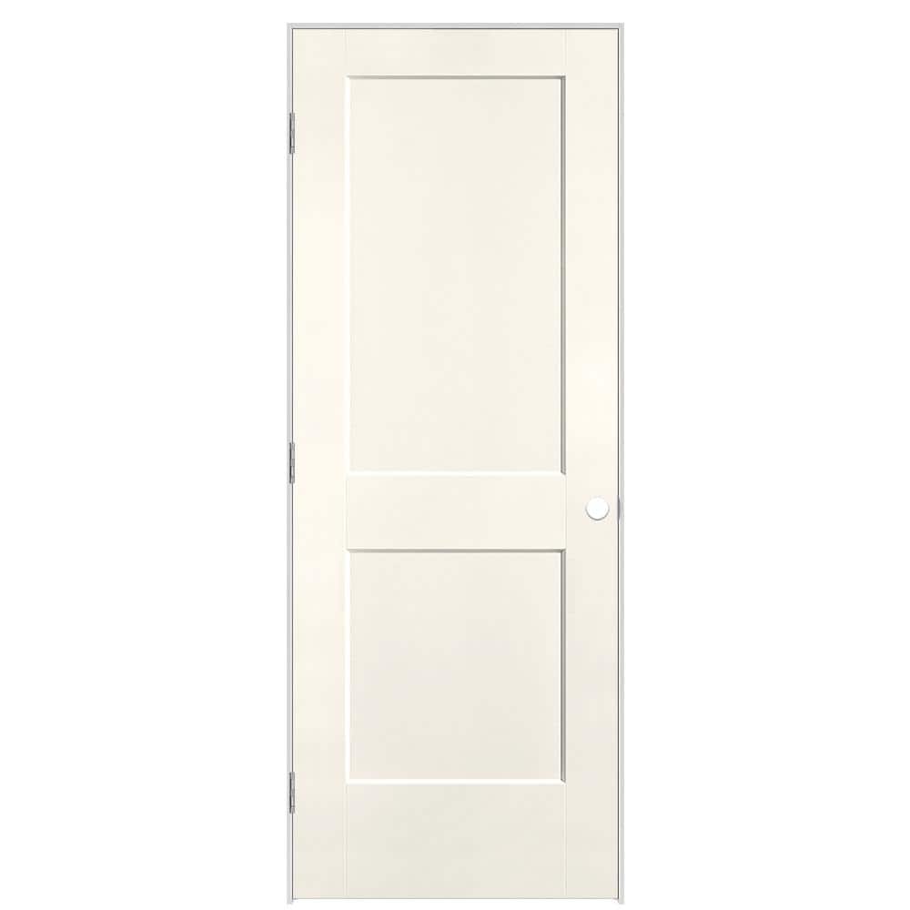 30 in. x 80 in. 2-Panel Logan Right-Hand Hollow Core Ivory Keys Molded Composite Single Prehung Interior Door price history on PriceWatchPro