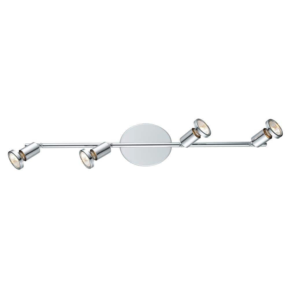 Buzz 2 2.1 ft. 4-Light Chrome Track Lighting Kit