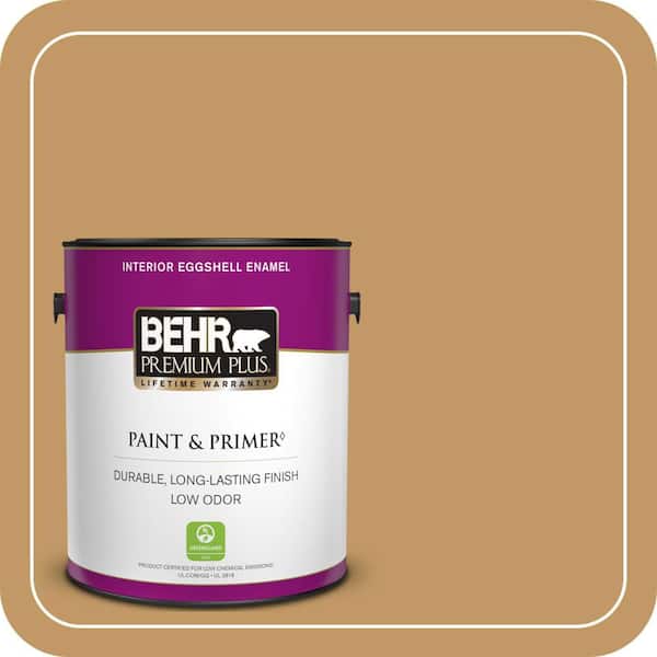BEHR PREMIUM PLUS 1 gal. #310F-5 Donegal Tweed Eggshell Enamel Low Odor Interior Paint & Primer