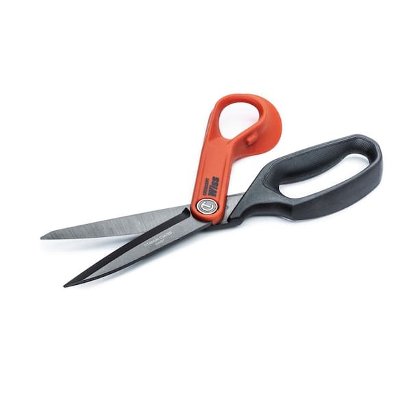 Wiss 10 in. Heavy Duty Titanium Coated Tradesmen Shears CW10TM - The Home  Depot