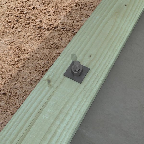 BP 2-1/2 in. x 2-1/2 in. Bearing Plate with 5/8 in. Bolt Diameter