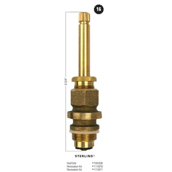 Lincoln Products Tub and Shower Rebuild Kit for Sterling Rockwell