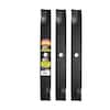 Maxpower 3 Blade Set for Many 61 in. Cut Craftsman, Husqvarna, Poulan Mowers replaces OEM #539-113312, 561746B