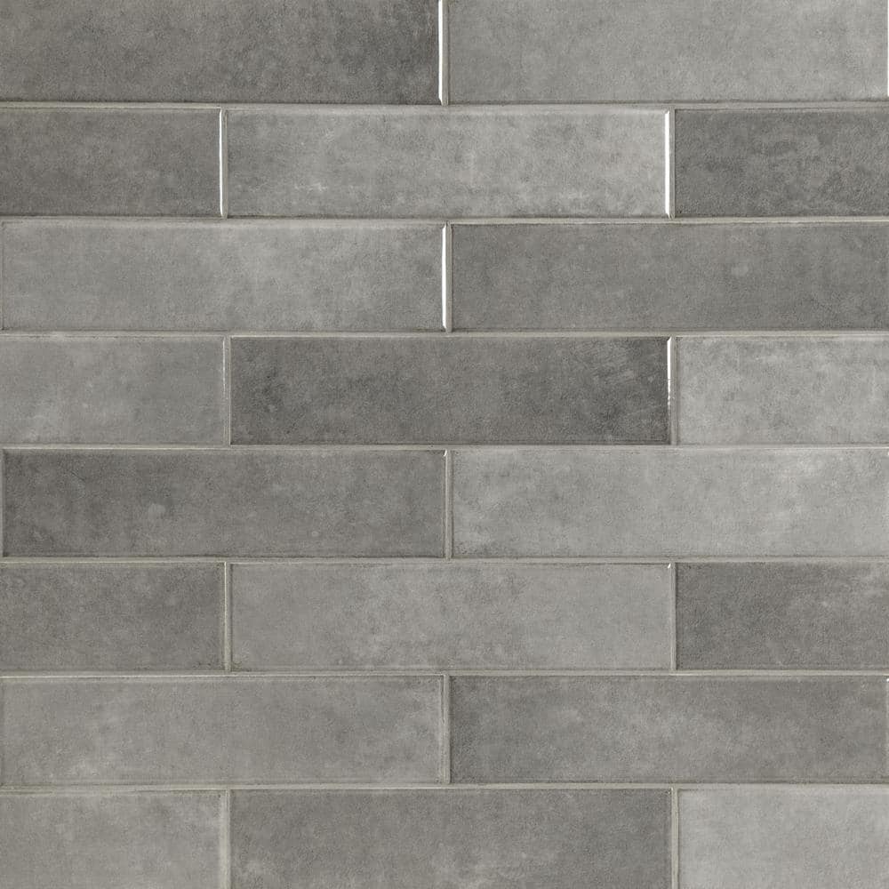 Take Home Sample - Lakeview Storm 3 in. x 12 in. Glossy Ceramic Wall Tile price history on PriceWatchPro