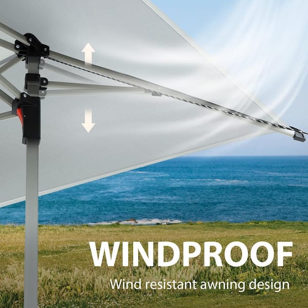 patio様 13FT Large Umbrella Double-Sided Patio Umbrella with Solar