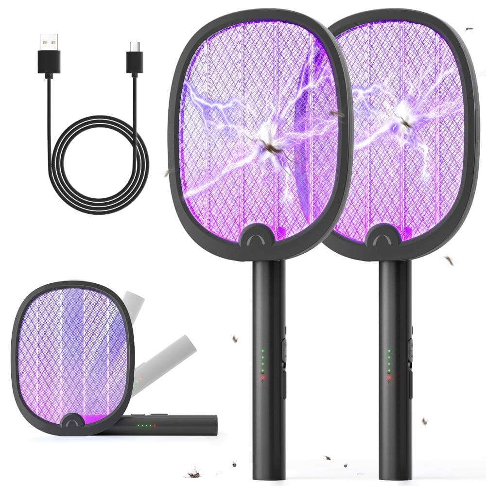 2 Pack Foldable Bug Zapper Racket 2 in 1 Mosquito Killer with Attractant Light for Indoor Patio Camping price history on PriceWatchPro