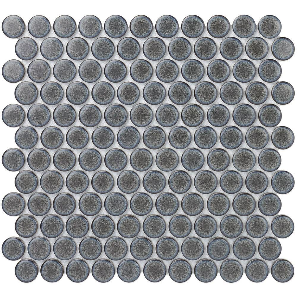 Joy Edged Gray 4 in. x 0.24 in. Polished Ceramic Floor and Wall Mosaic Tile Sample price history on PriceWatchPro