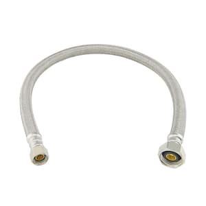 3/8 in. Compression x 1/2 in. FIP x 20 in. Braided Polymer Faucet Supply Line