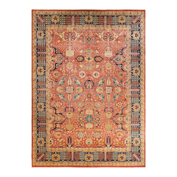 Solo Rugs Mogul One-of-a-Kind Traditional Orange 10 ft. 1 in. x 14 ft. 4 in. Oriental Area Rug