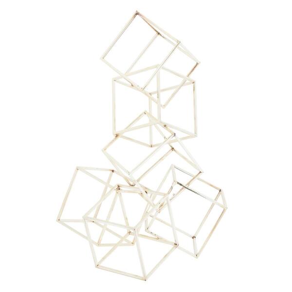 Litton Lane Modern 18 in. x 14 in. Abstractly Designed Sculpture