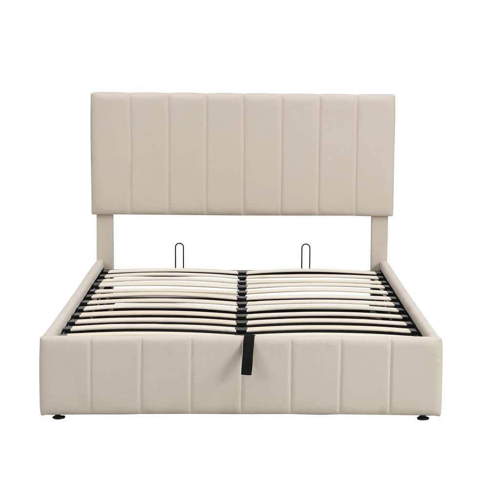 Arsuite Alize High Riser Space Saver Upholstered Platform Bed with