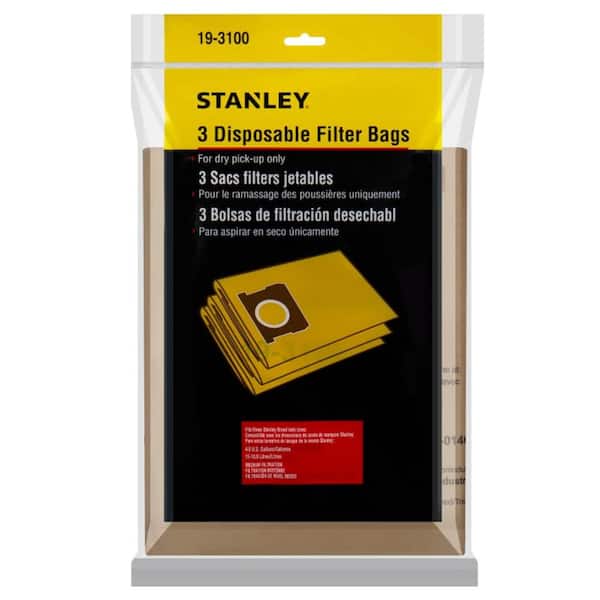 5 Gal. Disposable Filter Bag for Wet/Dry Vacuum (3-Pack) 5 Gal. Disposable Filter Bag for Wet/Dry Vacuum (3-Pack)